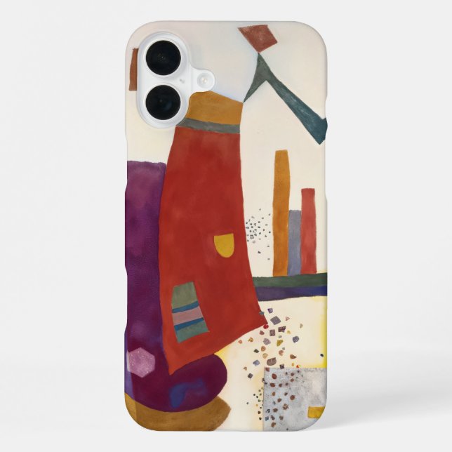 Accompanied Contrast, Kandinsky  iPhone Case (Back)