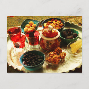 Accompaniments for Iranian tea Postcard