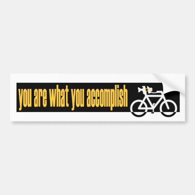 Accomplish Bumper Sticker (Front)