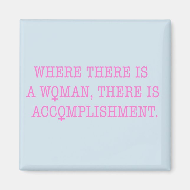 Accomplish Magnet (Front)