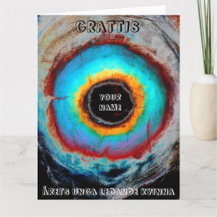 Accomplishment Celebration Successful Recognition Card