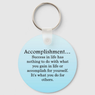 Accomplishment Key Ring