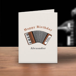 Accordion Birthday Card