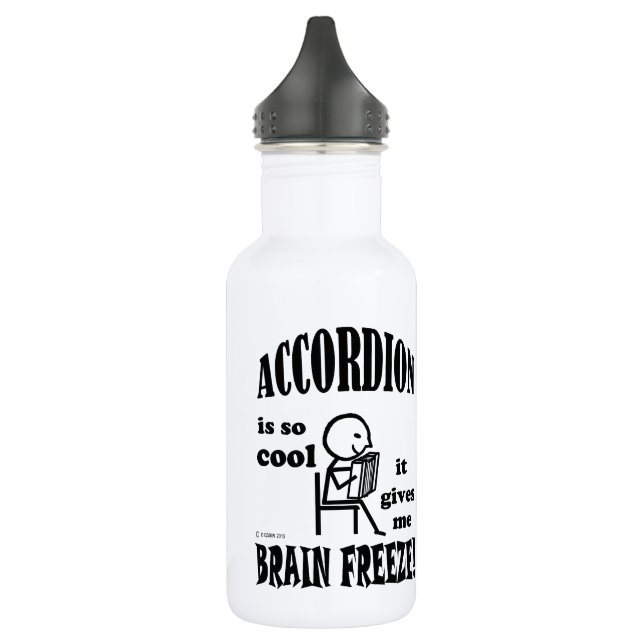Accordion, Brain Freeze 532 Ml Water Bottle (Left)