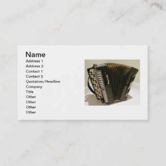 Accordion business cards