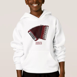 Accordion cartoon illustration