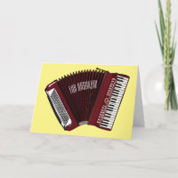 Accordion cartoon illustration