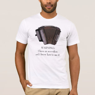Accordion Caution T-Shirt