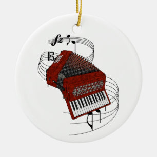 Accordion Ceramic Tree Decoration