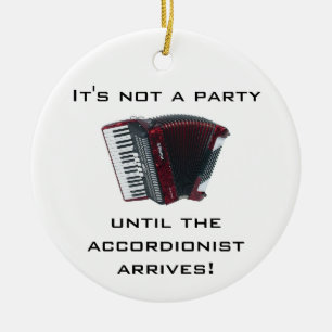 ACCORDION Christmas ornament
