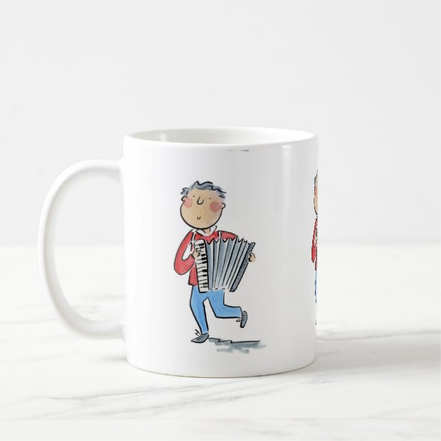 Accordion Coffee Mug (Left)