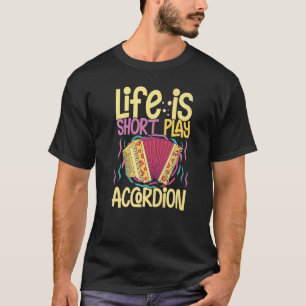 Accordion Music Instrument Player Beginner Lesson T-Shirt