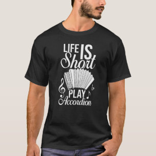 Accordion Music Instrument Player Beginner Lesson T-Shirt