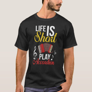 Accordion Music Instrument Player Beginner Lesson T-Shirt