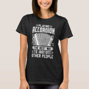 Accordion Musical Instrument Accordionist Air Acco T-Shirt