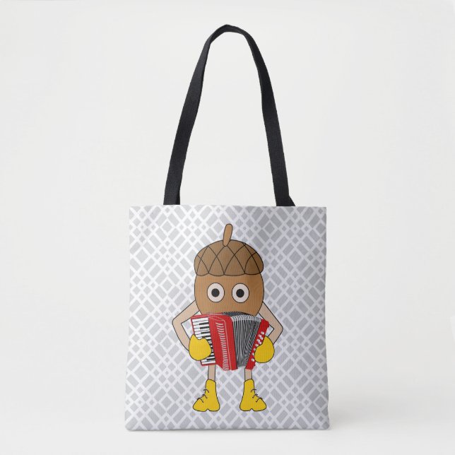 Accordion Nut Tote Bag (Front)