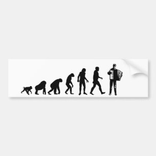 Accordion Player Bumper Sticker