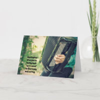 Accordion Player Editable Name Customise Get Well
