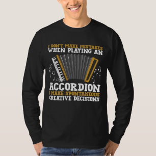 Accordion Player  For Men Women Accordionists T-Shirt