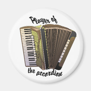 Accordion Player magnet