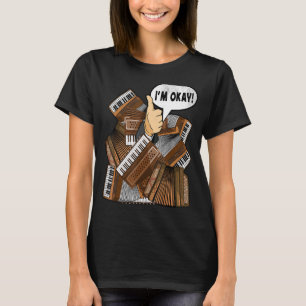 Accordion Player Musical Instrument Accordionist M T-Shirt