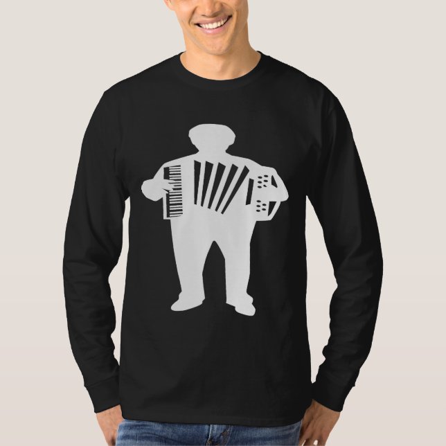 Accordion Player T T-Shirt (Front)