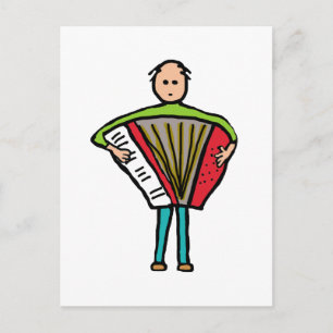Accordion Postcard