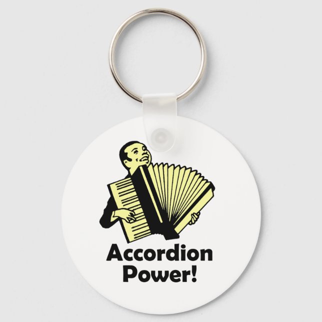 Accordion Power! Key Ring (Front)
