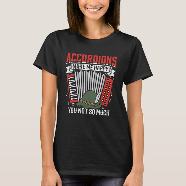 Accordions Make Me Happy You Not So Much Pullover  (Front)