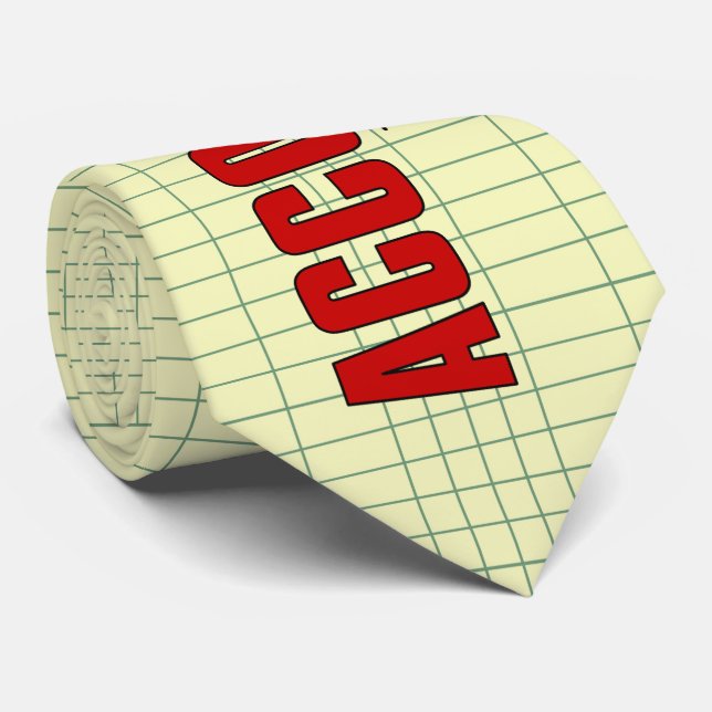 Account Figures are My Speciality Funny Tie (Rolled)