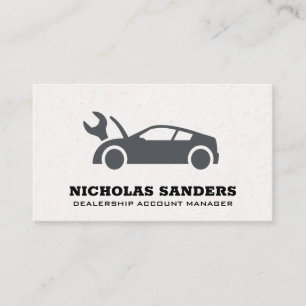 Account Manager   Auto Repair Shop Business Card