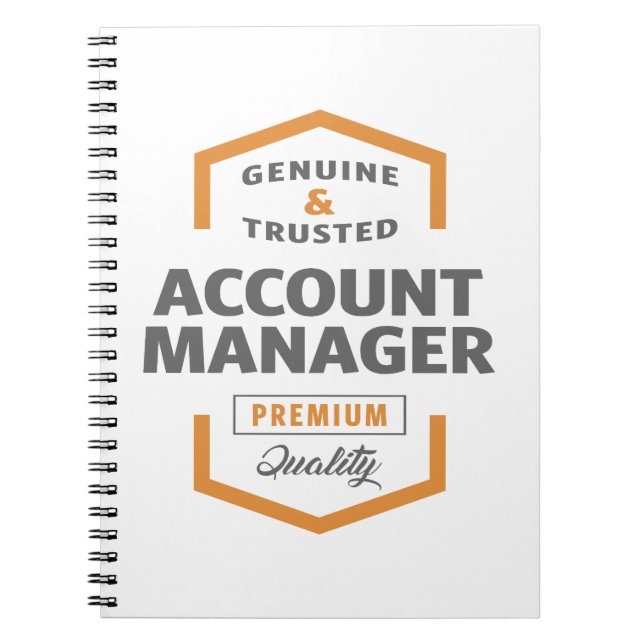 Account Manager Notebook (Front)