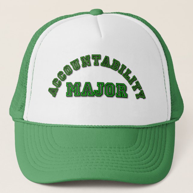 Accountability Major Trucker Hat (Front)