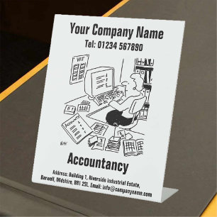 Accountancy Office Free-Standing Pedestal Sign