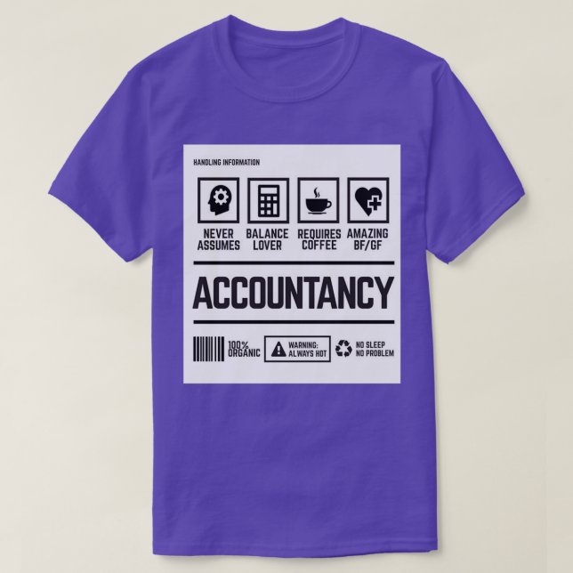 accountancy T-Shirt (Design Front)