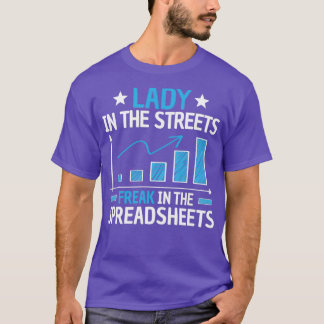 Accountant Accounting Accountancy Spreadsheets T-Shirt