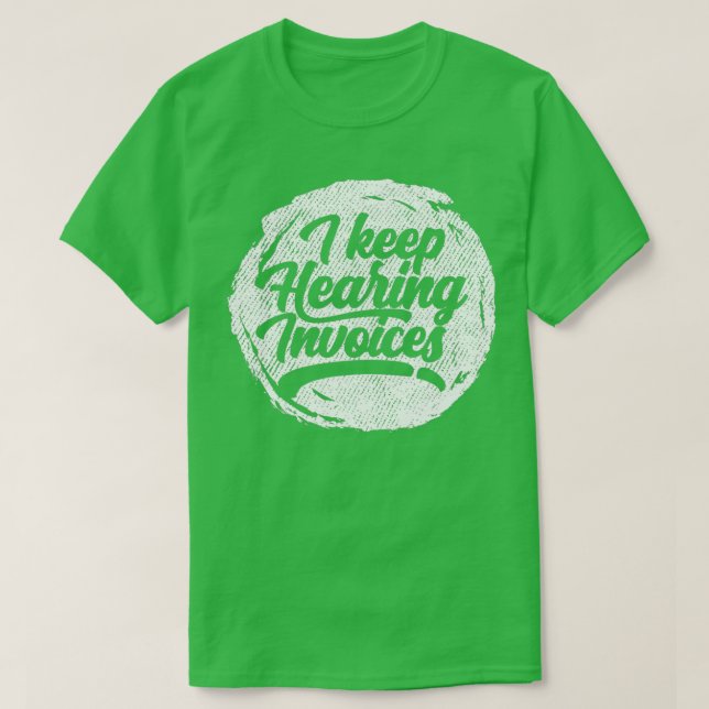 Accountant Accounting T-Shirt (Design Front)