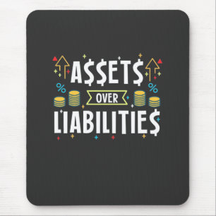 Accountant Assets Over Liabilities Mouse Mat