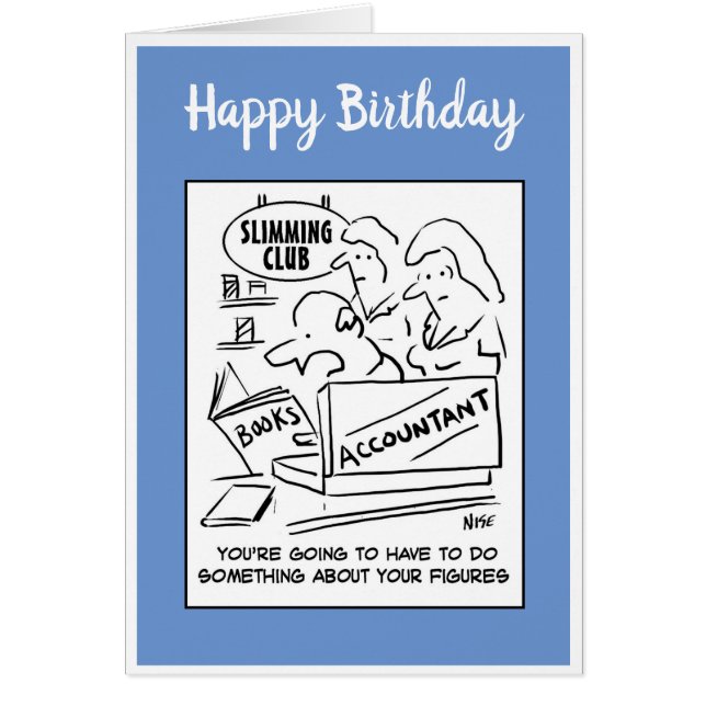 Accountant at a Slimming Club (Front)