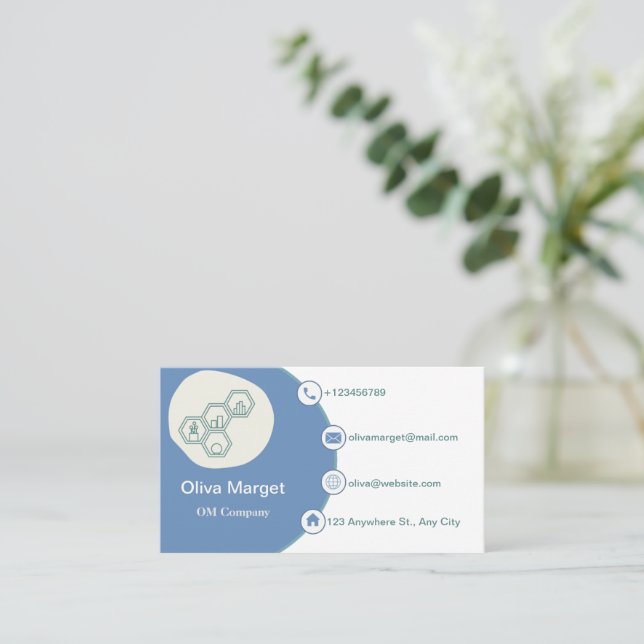 Accountant/Auditor/Bookkeeper/ Business Card  (Standing Front)