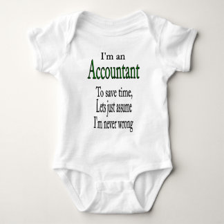ACCOUNTANT BABY BODYSUIT