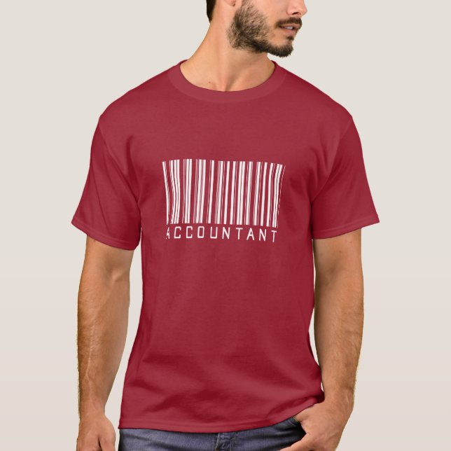 Accountant Bar Code T-Shirt (Front)