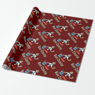 Accountant Bean Counter Wrapping Paper