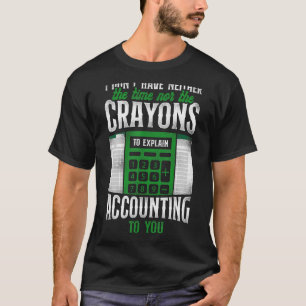 Accountant Bookkeeper Accounting Vintage Spreadshe T-Shirt
