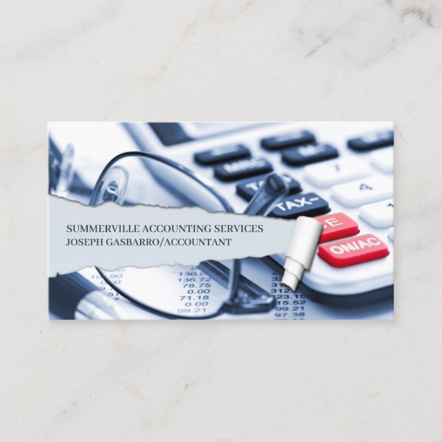 Accountant Business Card (Front)