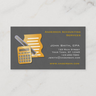 Accountant Business Card