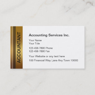 Accountant Business Cards