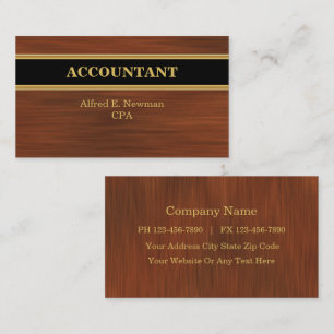 Accountant Business Cards