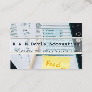 Accountant business cards