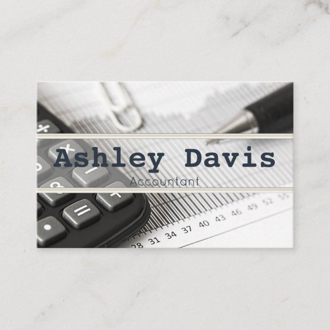 Accountant business cards (Front)